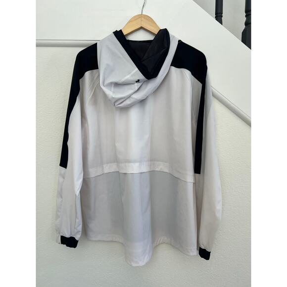 Under Armour Storm Loose Pullover Anorak Jacket Womens Size XL White Half Zip - Picture 2 of 16